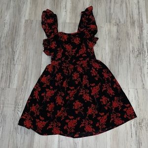 Shein Tie-Back Fit and Flare Dress